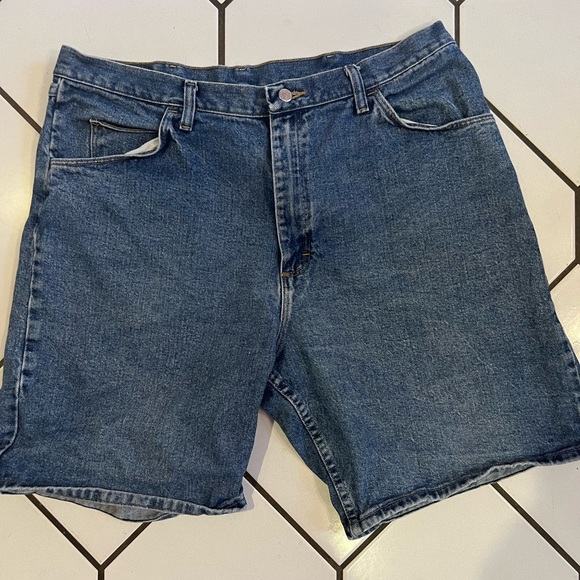 Wrangler Shorts Wrangler Mens Denim Shorts Size 36 Waist Poshmark